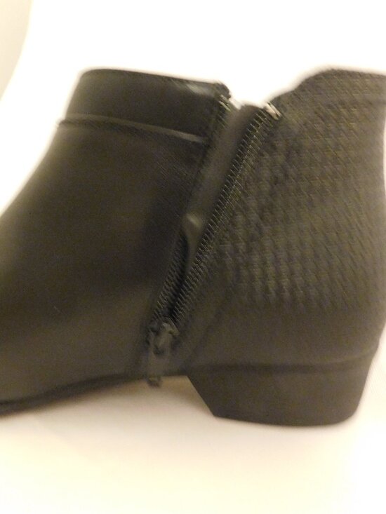 Rockport Works Steel Toe Ankle Boots, Womens Size 9W, Black - Picture 2 of 3